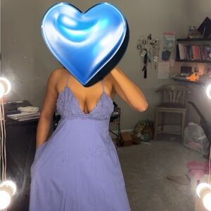 Free People Lavender Lace Dress